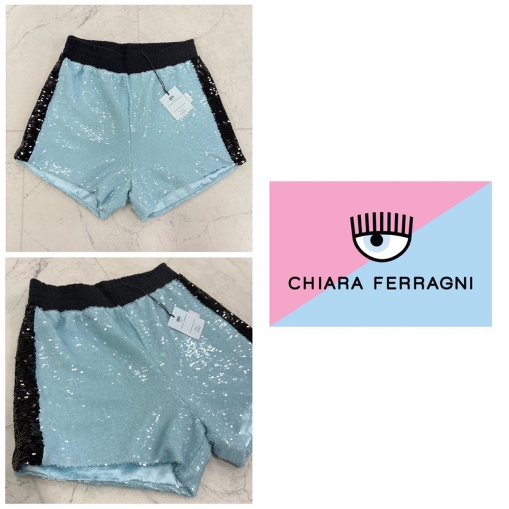 Chiara Ferragni Sequins Shorts